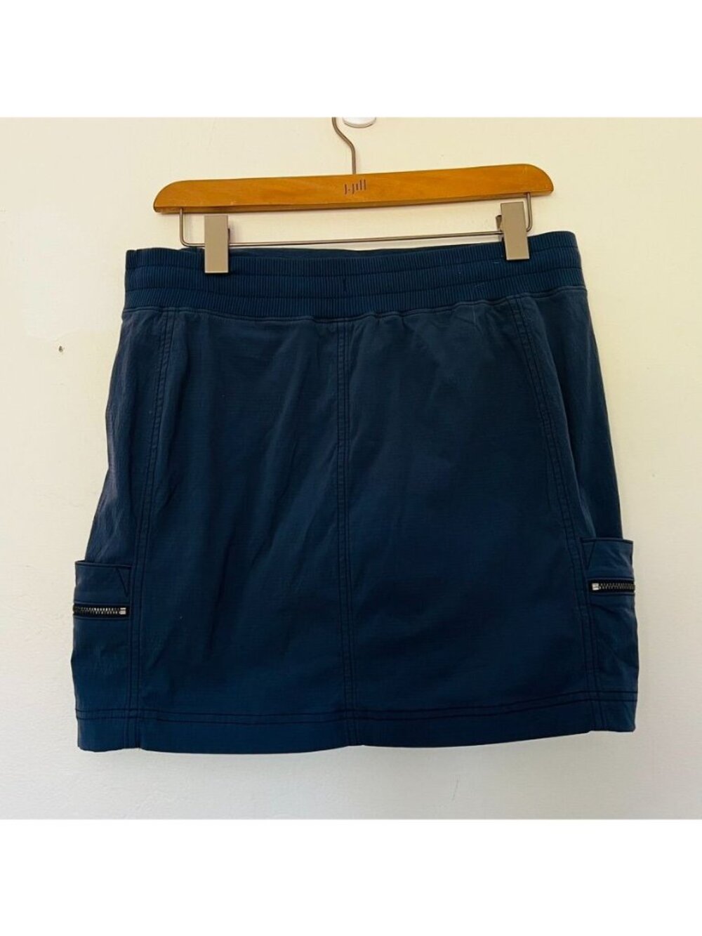 Vtg Athleta Trekkie Skort Black Sz 10 Cargo Zip Pockets Gorpcore Athleisure - Picture 4 of 10